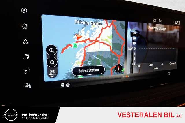 Nissan Ariya 87Kwh, EVOLVE 535km(WLTP), Nappa Skinn, 22Kwh lader++
