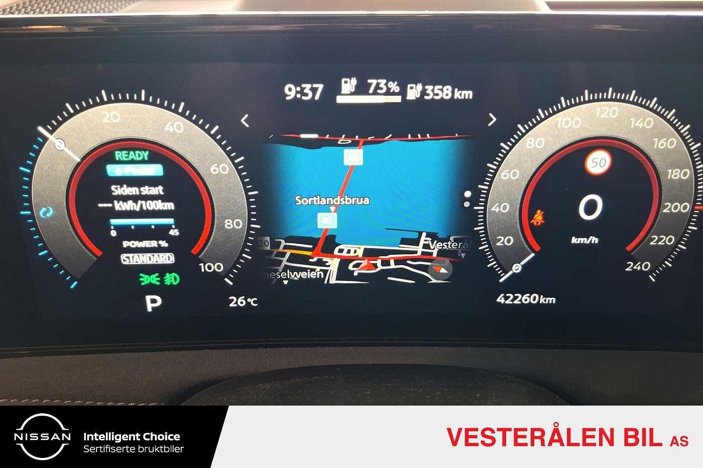 Nissan Ariya 87Kwh, EVOLVE 535km(WLTP), Nappa Skinn, 22Kwh lader++