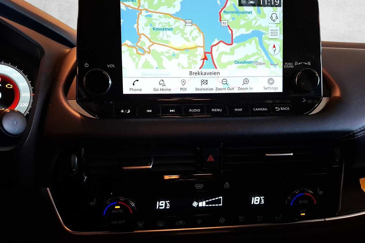 Nissan Qashqai DIG-T XTRONIC, Tekna, HUD, ACC, BT, DAB, Ratt-varme+++