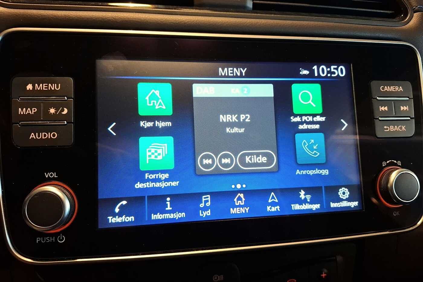 Nissan Leaf 62kwh, N-Connecta, BT, DAB, ACC, Rattvarme, ++
