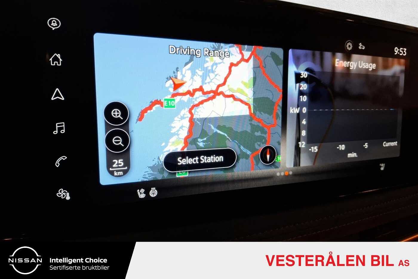 Nissan Ariya 87Kwh, EVOLVE 535km(WLTP), Nappa Skinn, 22Kwh lader++