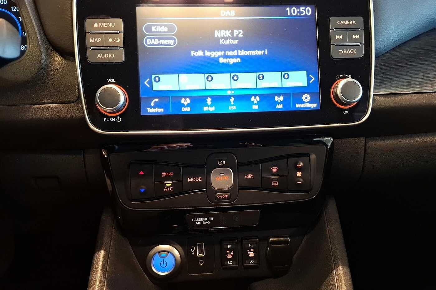 Nissan Leaf 62kwh, N-Connecta, BT, DAB, ACC, Rattvarme, ++